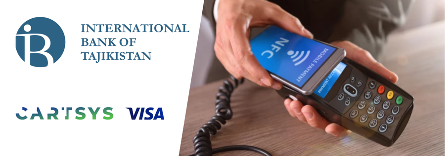 Банк "International Bank of Tajikistan" сумісно з VISA International запустив цифровий-гаманець у мобільному застосунку