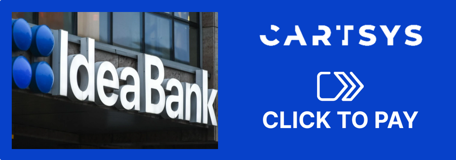 Банк Ідея запустив Click to Pay на базі модуля C2P Fasttack від Cartsys: швидкі та безпечні онлайн-платежі без введення